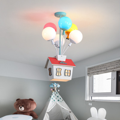 Lámpara infantil Balloon House – LED mágica para dormitorios de niños con diseño exclusivo y globos coloridos Lámpara infantil Balloon House – LED mágica para dormitorios de niños con diseño exclusivo y globos coloridos