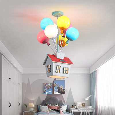 Lámpara infantil Balloon House – LED mágica para dormitorios de niños con diseño exclusivo y globos coloridos Lámpara infantil Balloon House – LED mágica para dormitorios de niños con diseño exclusivo y globos coloridos