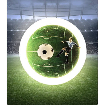 Lámpara infantil Seven – Lámpara LED de fútbol para niños con diseño exclusivo de jugador número 7 Lámpara infantil Seven – Lámpara LED de fútbol para niños con diseño exclusivo de jugador número 7