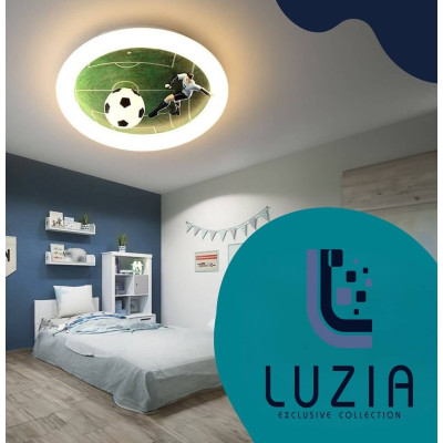 Lámpara infantil Seven – Lámpara LED de fútbol para niños con diseño exclusivo de jugador número 7 Lámpara infantil Seven – Lámpara LED de fútbol para niños con diseño exclusivo de jugador número 7